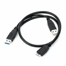 50cm Micro USB 3.0 Y Cable Cord Lead for WD My Passport WDBY8L0020BBK NECS/EESN