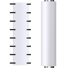 2 Pcs Basketball Pole Pad 76 x 16.3 Goal Post Pad Basement Pole Wrap Pole Cov...