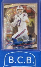 Josh Allen 2025 Panini Prizm #167 Lazer Prizm Buffalo Bills 