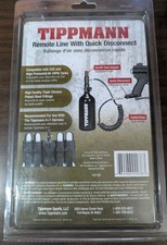 EVTSCAN Kit De Línea Remota Para Paintball – Manguera Corrugada De 15 M Con Válvula De Encendido/apagado, Compatible Con CO2 Y HPA