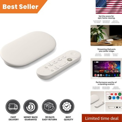 Ultra-Fast 4K Smart TV Streaming Box with Voice Control and Dolby Vision Support