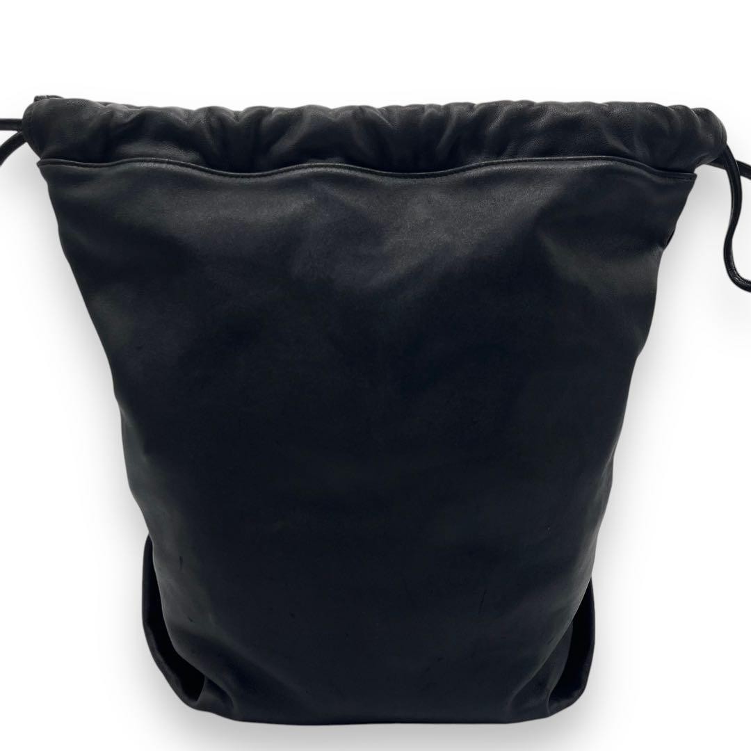 Borsa a secchiello Saint Laurent Teddy nera in pelle catena tracolla unisex ottima