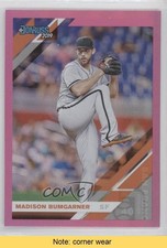 2019 Panini Donruss Holo Pink Madison Bumgarner #154 READ qx0