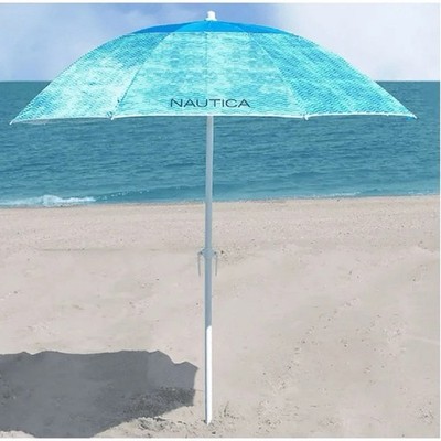 Nautica 7ft BAYSIDE Beach Umbrella - UPF 50 - New