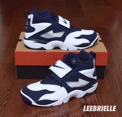 Nike Air Diamond Turf White Navy Blue Deion Sanders Dallas Cowboys