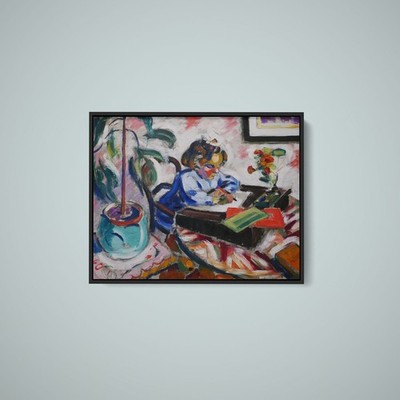 Henri Le Fauconnier - Little Schoolgirl - Art Print on Paper or Canvas
