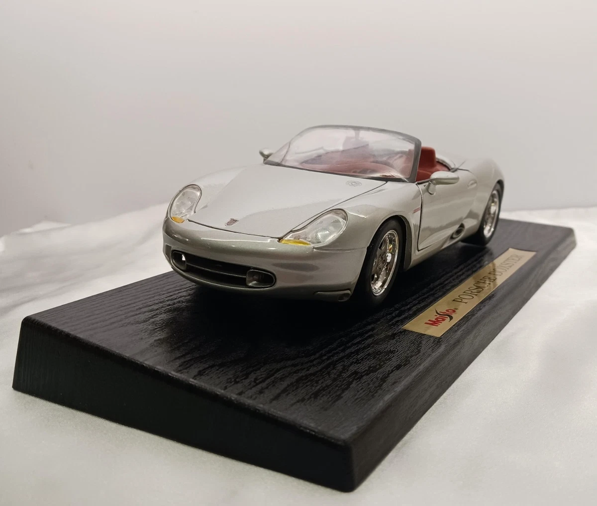 Porsche Booster 1/18e Solido Hachette, Modèle Réduit Voiture Rouge, Occasion