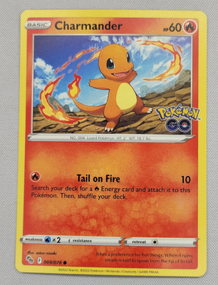 Charmander 008/078 Pokémon GO Regular LP