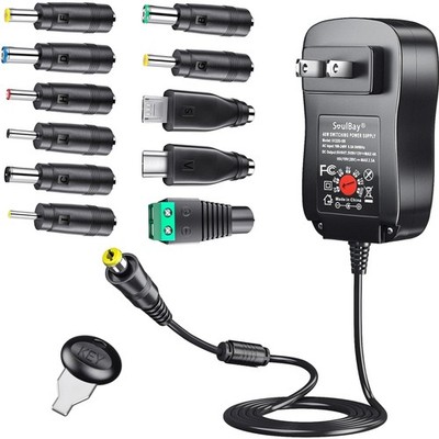 48W Universal AC Adapter DC 5V 6V 7.5V 9V 12V 15V 19V 20V Switching Power Sup...