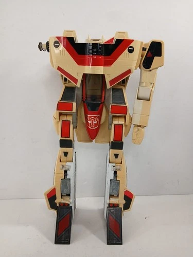 Broken 1984 Transformers Bandai G1 Autobot Jetfire Hasbro - No Head Or Arm