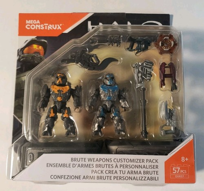#ad Mega Bloks Construx DXR57 Halo Brute Weapons Customizer Pack Figures Accessories $19.99