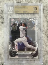 MUNETAKA MURAKAMI 2026 TOPPS NOW ROOKIE RC /5138 #52 BGS 10 GOLD PRISTINE PSA