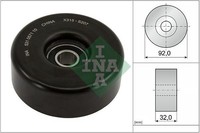 INA Spannrolle, Keilrippenriemen 531 0571 10 FüR MERCEDES-BENZ Puch