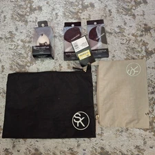 Sonia Kashuk Makeup Blender Sponge Powder Puffs & 2-Pc Cosmetic Bags Bundle Lot