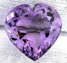 BRAZILIAN AMETHYST 10 MM HEART CUT ALL NATURAL