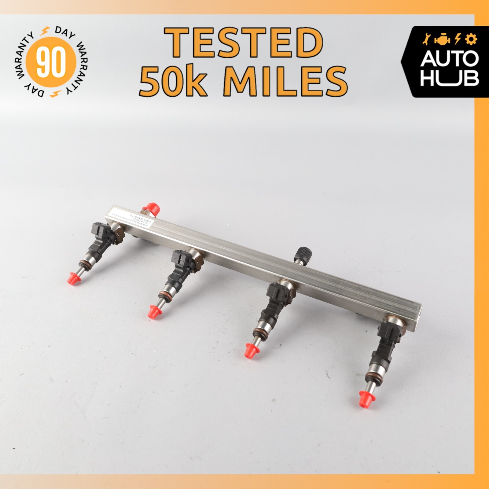 Maserati Quattroporte Fuel Injection Rail Line w/ Injectors Left Side OEM 50k