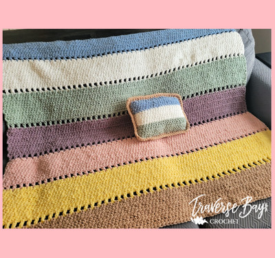 Crochet snuggle plush blanket PATTERN ONLY