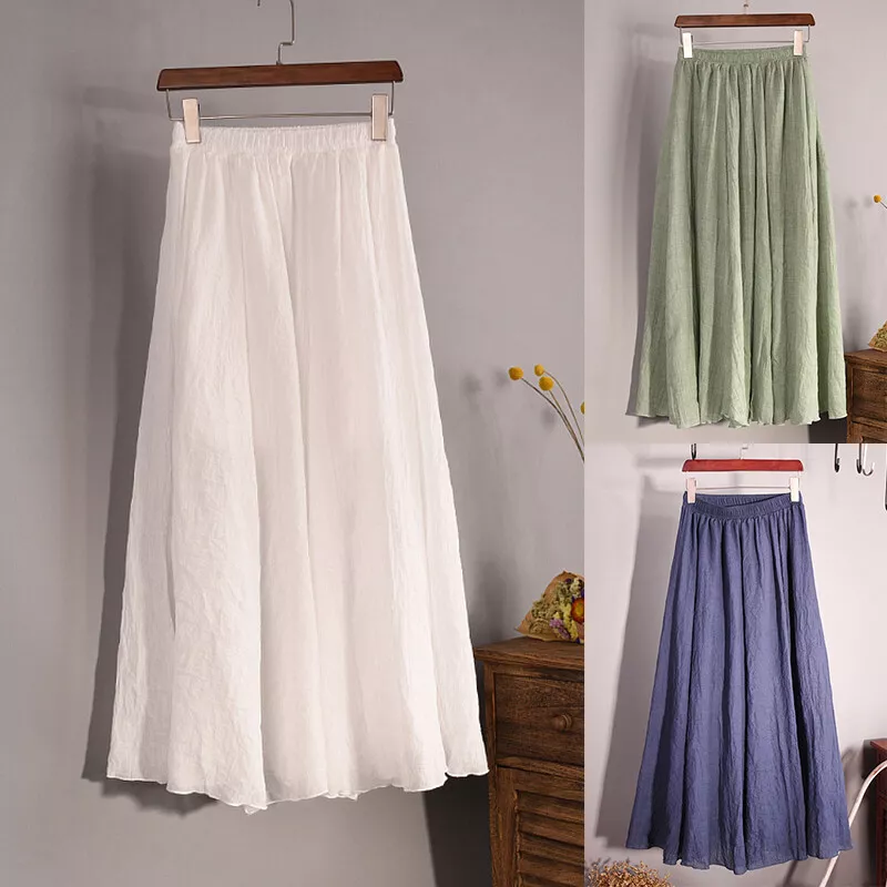 Linen hippy clearance skirt