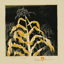 Hopi Corn By Gustave Baumann - Quality Matte Print - FRAME ME