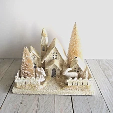 Bethany Lowe Holiday Display Primative Winter Putz STYLE Town