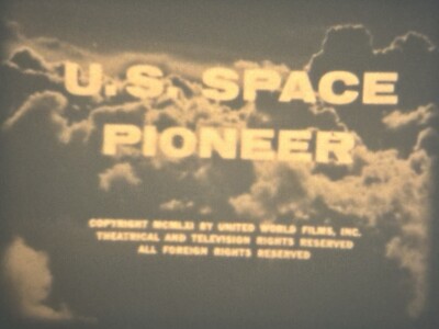  U.S. Space Pioneer  (1961) 8mm Film, Alan B Shepard, Jr, Project Mercury, JFK