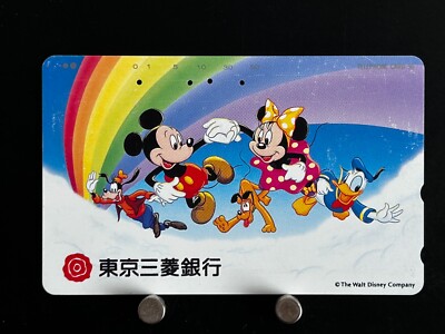 Mickey Minnie Donald Pluto Goofy Telefonkarte gebraucht JAPAN Disney Japanisch I