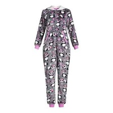 Holiday Time Union Suit Panda, Multicolor Size L 12-14 