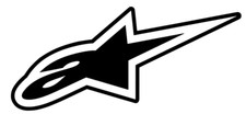 G130--S- Large Alpinestars vinyl sticker decals laptop Car Bumper Alpine stars