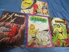 4  x  Comic - Bild - Postkarte / Ansichtskart...