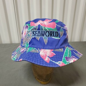 hawaiian print sun hat