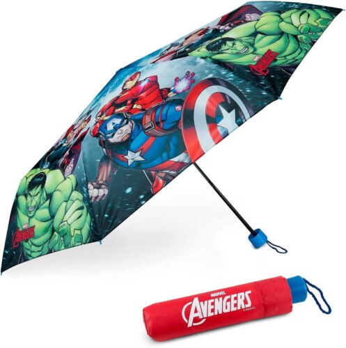 BONNYCO Windproof Umbrella Kids Avengers Folding Umbrella with for Bag Multi - Picture 1 of 5