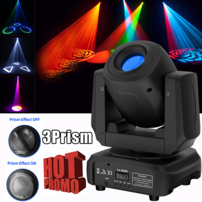 120W RGBW Moving Head Bühnenlicht DMX LED 3Prism Gobo Beam Spotlicht Ostern