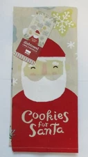 Cookies For Santa Kitchen Dish Towel by Now Designs Christmas