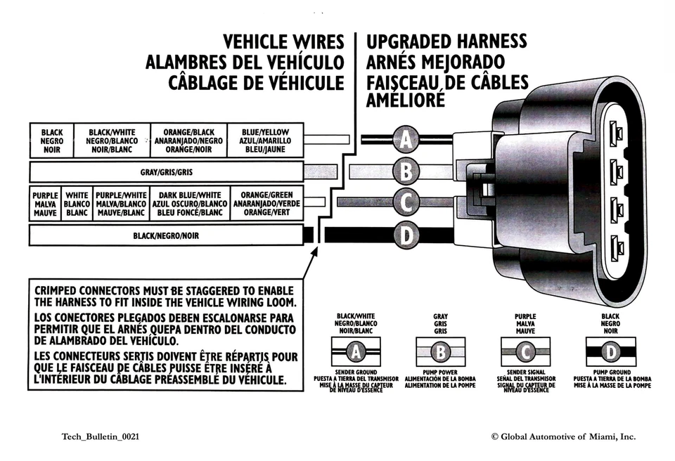 Nuevo conjunto de bomba de combustible para Chevrolet Tahoe GMC Yukon V8 1995 5,7 L 4 puertas GAM038 Foto 4 de 4