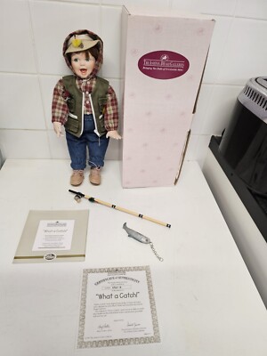 The Ashton-Drake Galleries '' What A Catch '' I'd Rather Be Fishing Doll