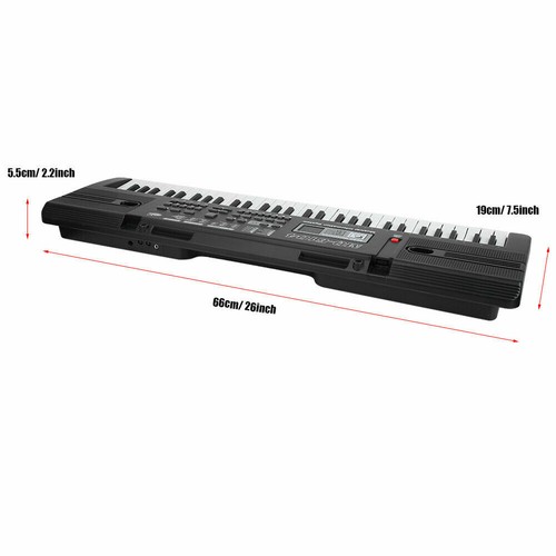 61 Keys Electronic Music Keyboard Organ Piano Set With Microphone Kids Gift New - Picture 3 of 10