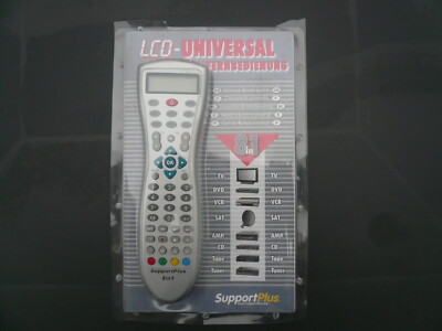 Supportplus URC-LCD-F15 Universal 8 IN 1 Fernbedienung