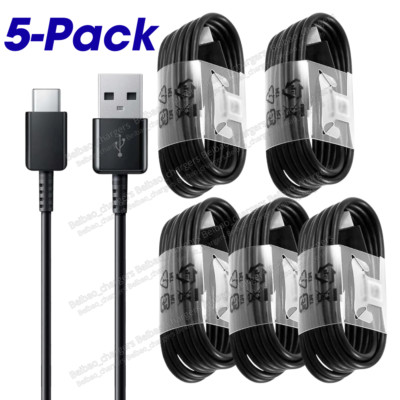 5X Type C Fast Charging Cable Cord 4ft USB C Cable for Samsung Huawei Xiaomi Lot