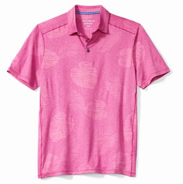 New TOMMY BAHAMA Island Zone DELRAY FROND Golf Polo Shirt $110 L, XL