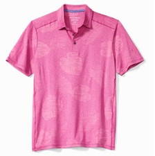 New TOMMY BAHAMA Island Zone DELRAY FROND Golf Polo Shirt 110 L, XL