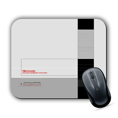 8 Bit RETRO SPIELKONSOLE NES Inspirierte Maus Matte Pad Gaming Laptop Nintendo PC Neu