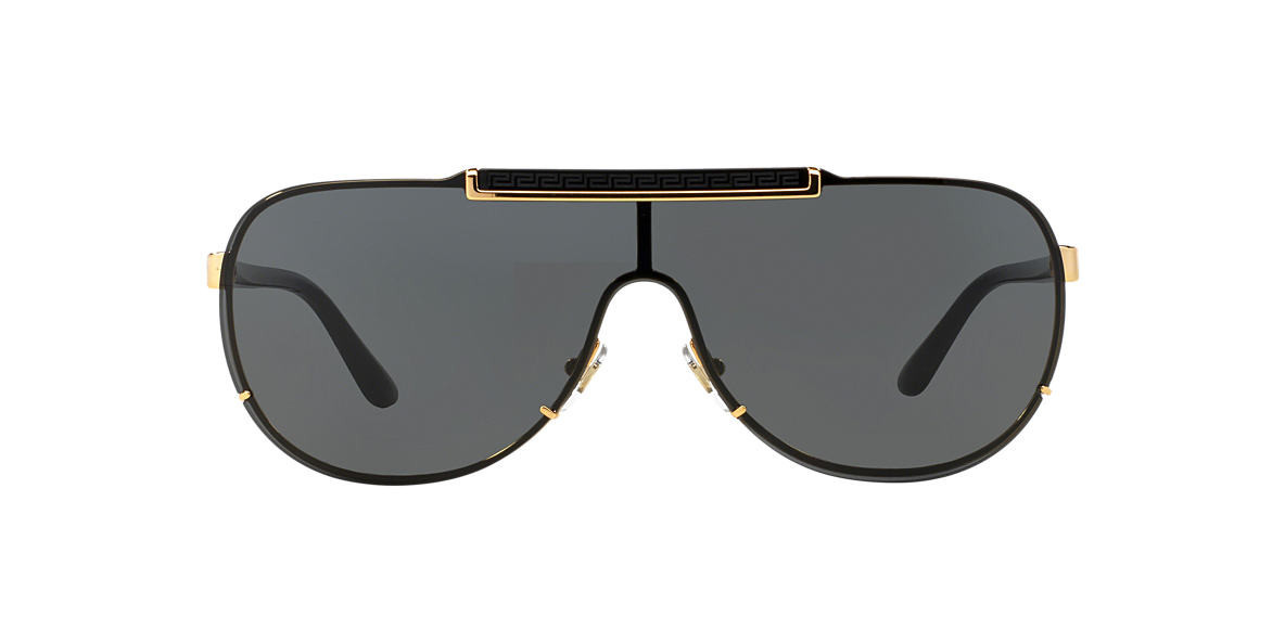 Versace Men's VE214010028740 Gold Aviator Sunglasses VE 2140 1002/87