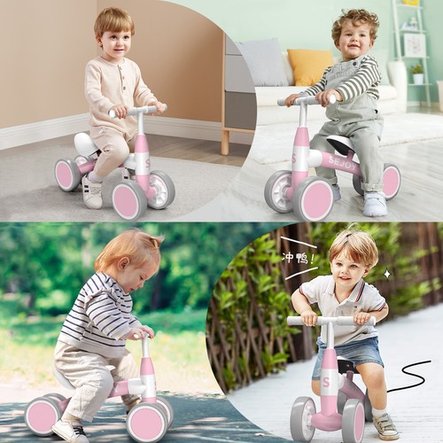 SEJOY Kids Balance Bike Baby 12-60 Months Toddler Toy exercise Gift pedalless - Picture 6 of 8