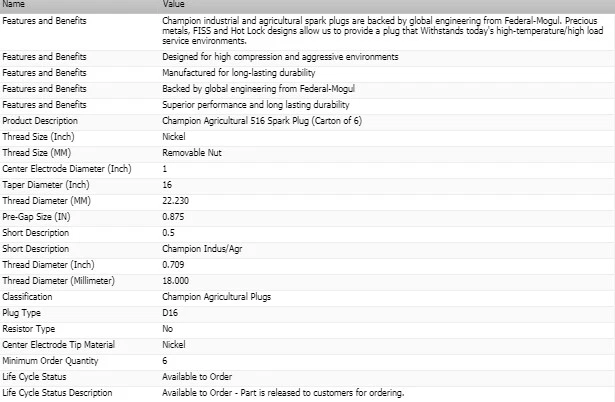6 novos conjuntos de velas de ignição industriais Champion para 1930 MARQUETTE SERIES 30 - Imagem 4 de 4