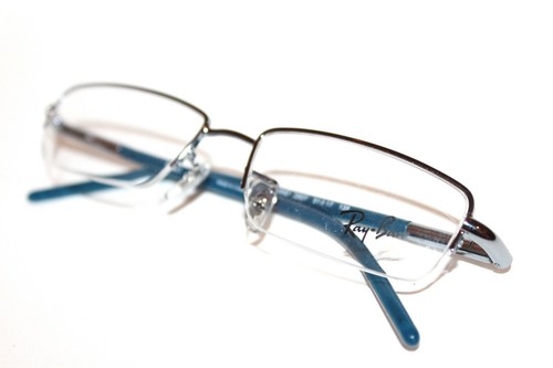 BRAND NEW RAY BAN RB 6245E 2507 GUNMETAL BLUE EYEGLASSES RX RB6245 53-17-135 MM - Picture 6 of 7