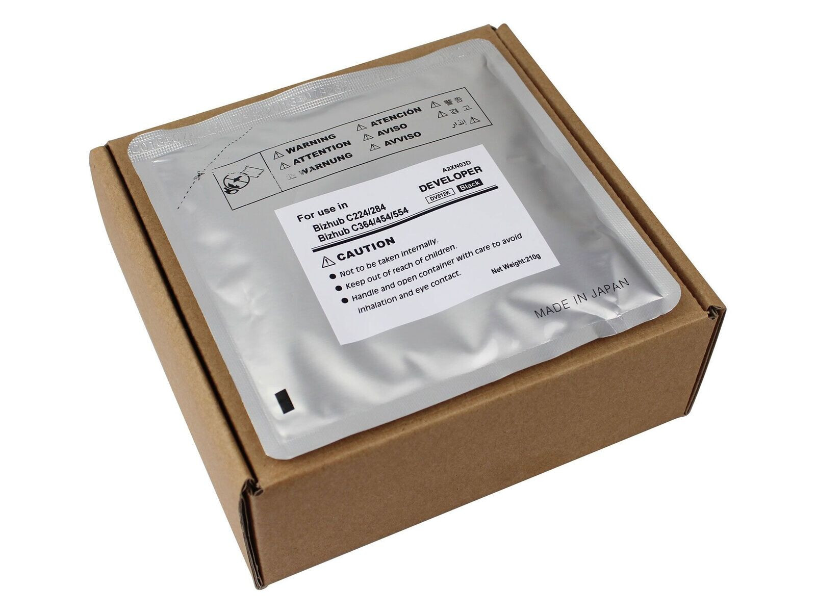 CET Black Nero Konica Minolta DV512K Developer (OEM) A2XN03D Altissima Qualità