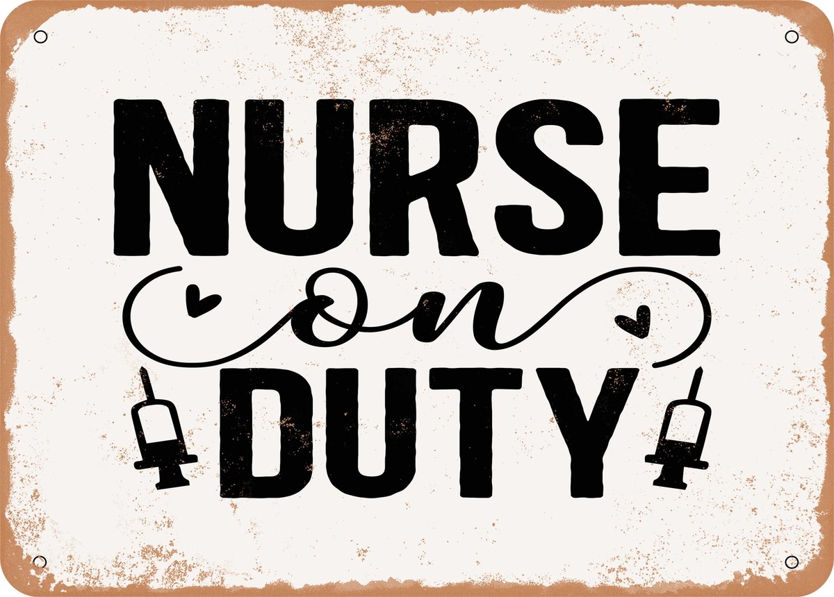 50s ROX MASONRY PAINT ヴィンテージ メタルサイン／看板 METAL SIGN - Nurse On Duty - Vintage Look Sign | eBay