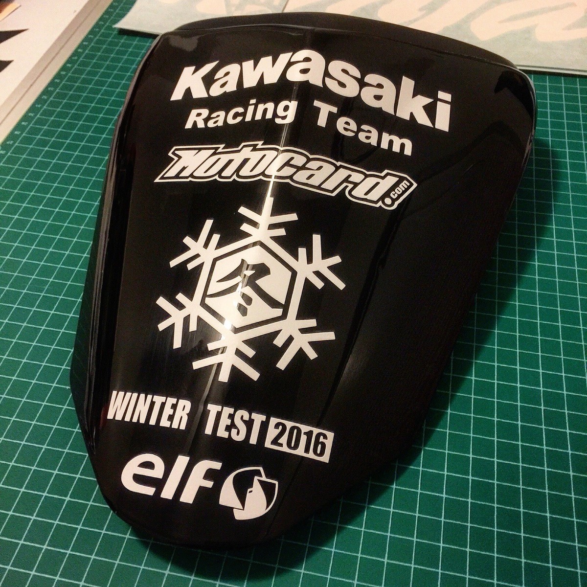 Kawasaki Ninja ZX-6 ZX-10 Racing Winter Test Decal Set Superbike 