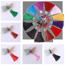 Charm Bag hand Accessory Pendant Buckle Key Tassel Bohemian gift ring Key