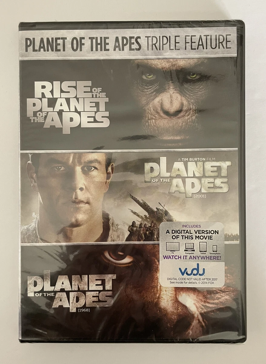 Planet Of The Apes Triple Feature (1968, 2001, 2011) + Digital.